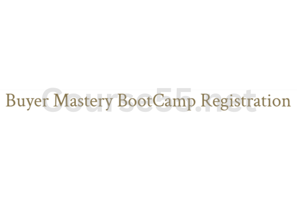 Buyer-Mastery-Bootcamp-By-Bob-Corcoran-free-download