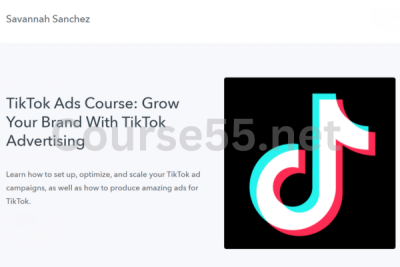 TikTok-Ads-Course-Grow-Your-Brand-With-TikTok-Advertising-By-Savannah-Sanchez-free-download