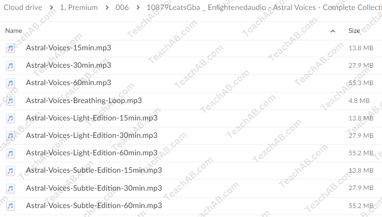 Astral Voices - Complete Collection By Enlightened Audio - free download