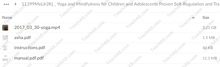 Yoga and Mindfulness for Children and Adolescents: Proven Self-Regulation and Trauma-Informed Strategies By Barbara Neiman - free download