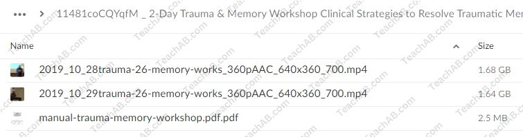 2-Day Trauma & Memory Workshop: Clinical Strategies to Resolve Traumatic Memories and Help Clients Reclaim Their Lives By Peter Levine - free download