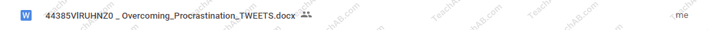 Overcoming Procrastination - Tweets By Ready2Go Marketing Solutions - free download