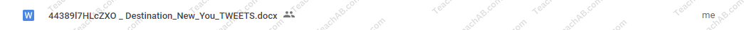 Destination: A New You! - Tweets By Ready2Go Marketing Solutions - free download