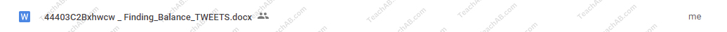Finding Balance - Tweets By Ready2Go Marketing Solutions - free download