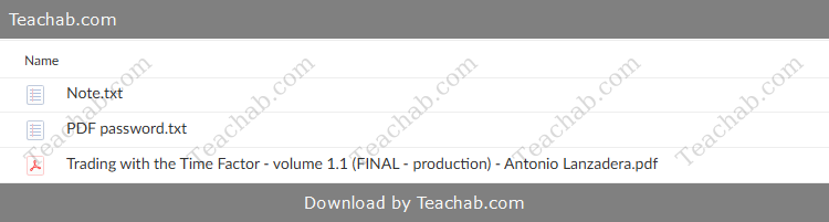 TRADING WITH PRICE by The Time Factor - free download