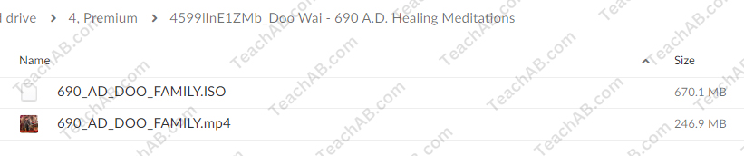 690 A.D. Healing Meditations By Doo Wai - free download