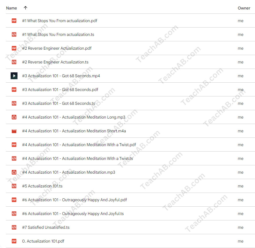 Actualization 101 By Nilofer Safdar - free download