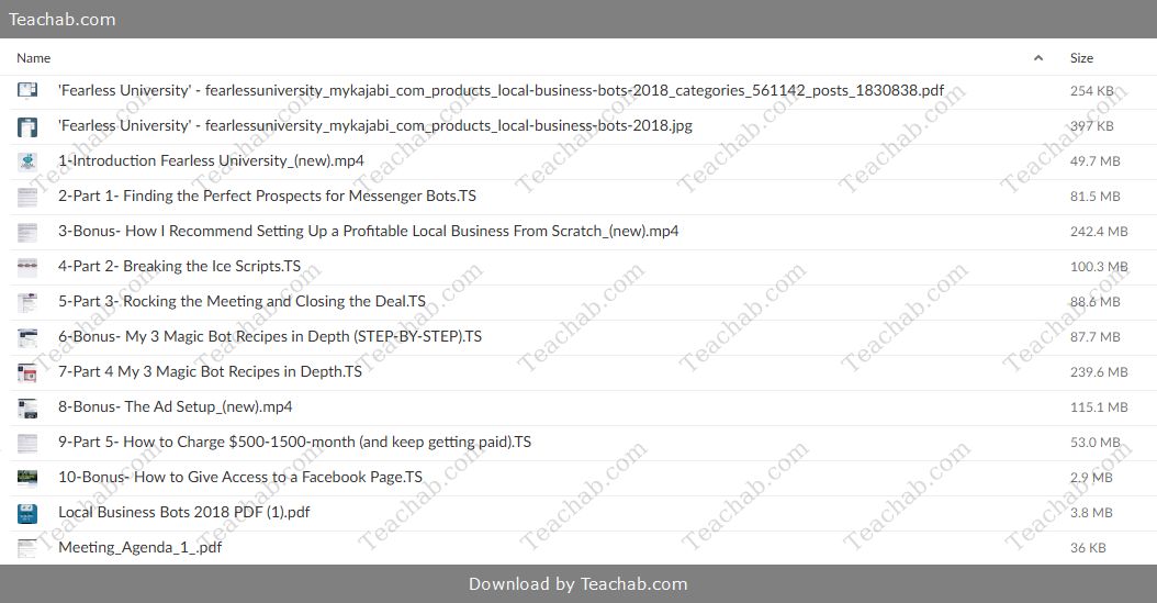 Local Business Bots 2018 Platinum by Ben Adkins - free download