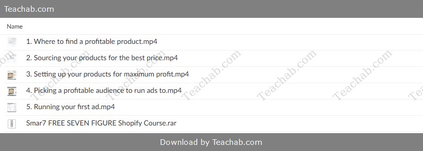 Smar7 FREE SEVEN FIGURE Shopify Course - free download